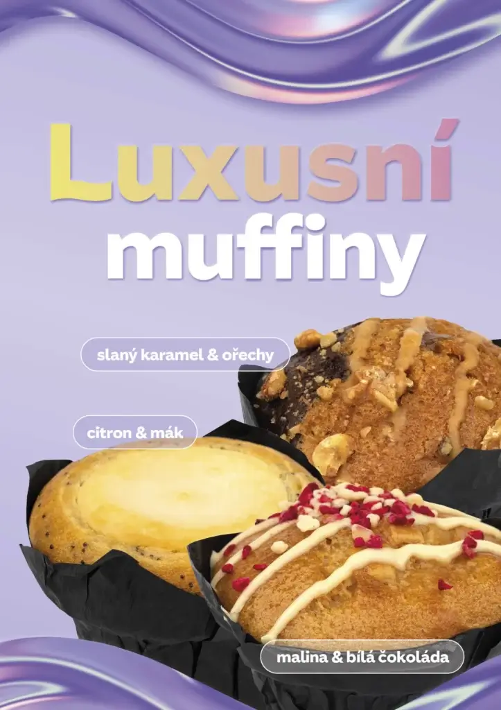 Muffin z kavárny