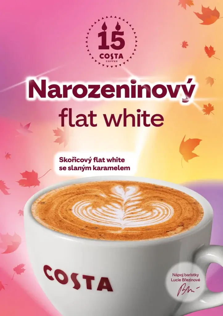 Kávy flat white není nikdy dost
