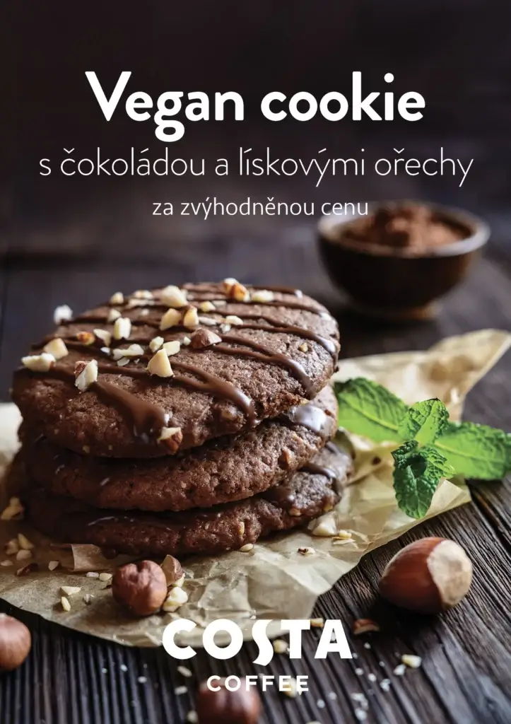 Důvod, proč mít hned po ránu dobrou náladu: cookie s čokoládou a oříšky