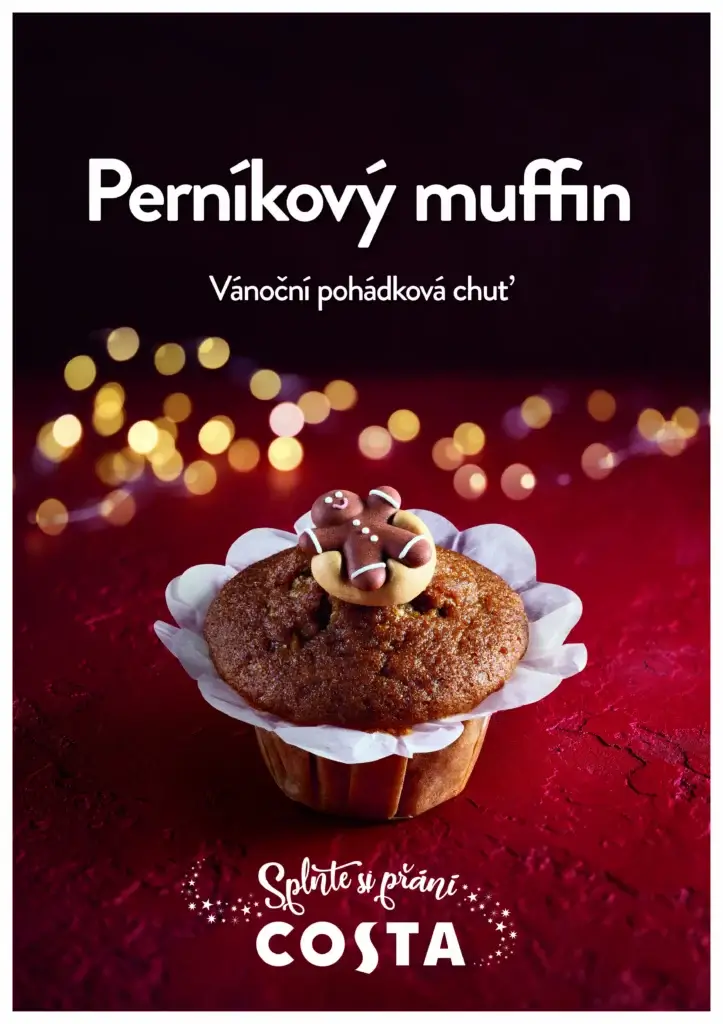 Perníkový muffin s vůní Vánoc