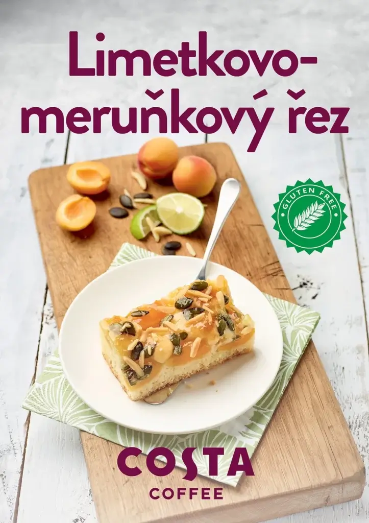 Meruňkovo-limetový řez potěší nejen celiaky