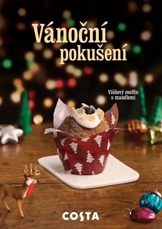 Višňový muffin s mandlemi