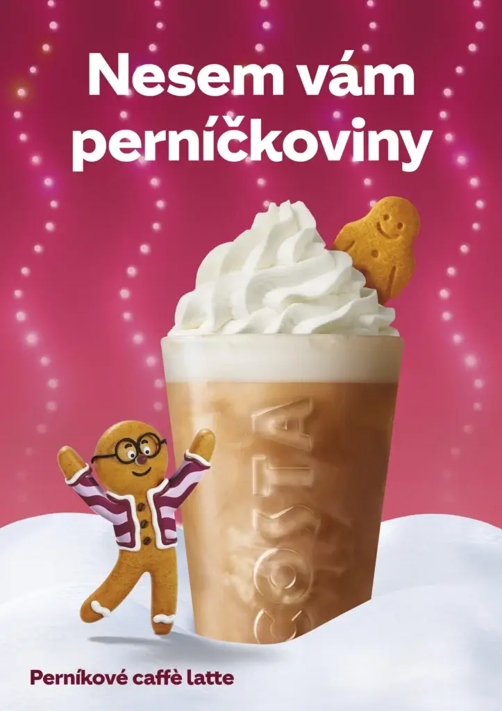 Ťuk, ťuk, kdo tam? Pan Perníček a nesu latte!